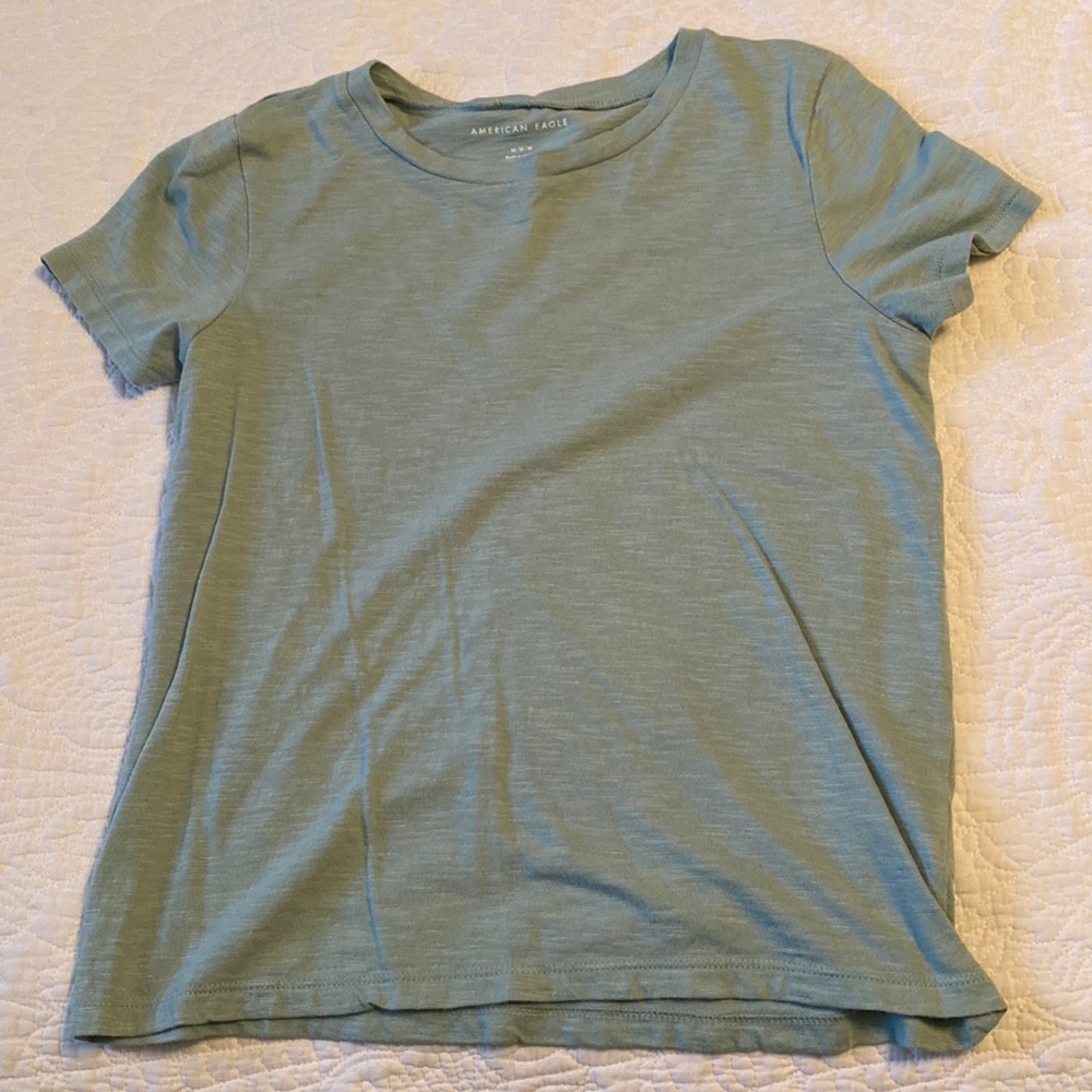 American eagle light blue tee